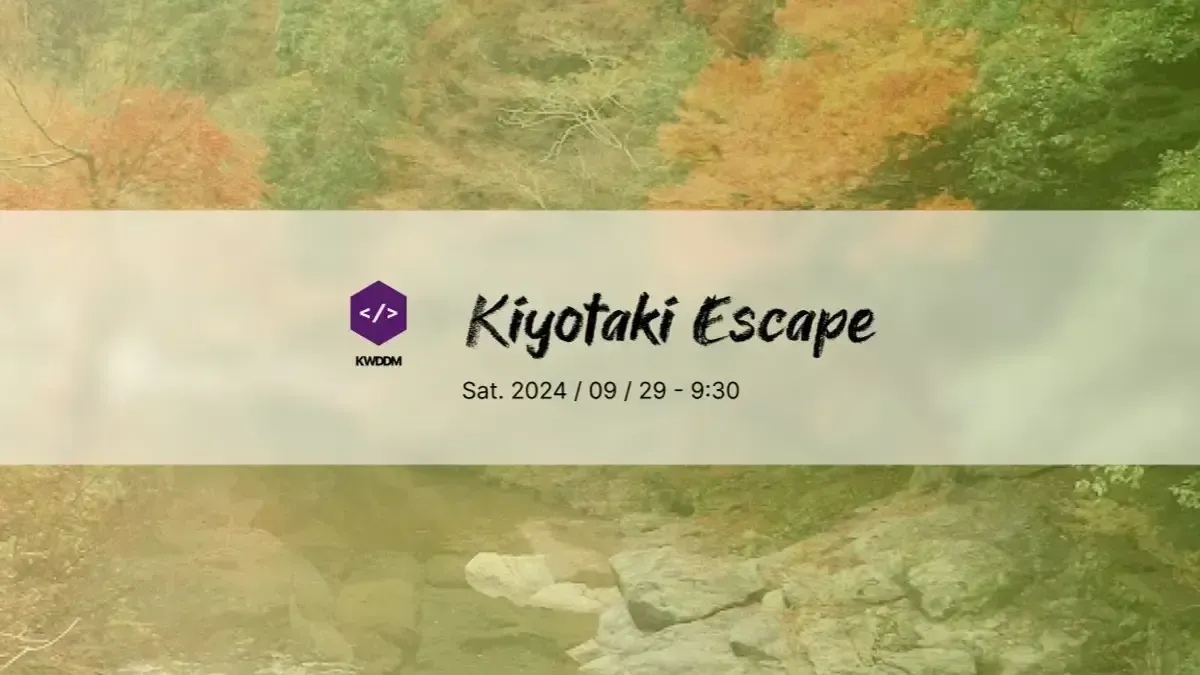 OG image for Kiyotakigawa Escape
