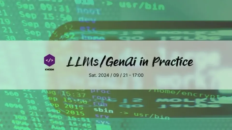 LLMs / GenAI in Practice