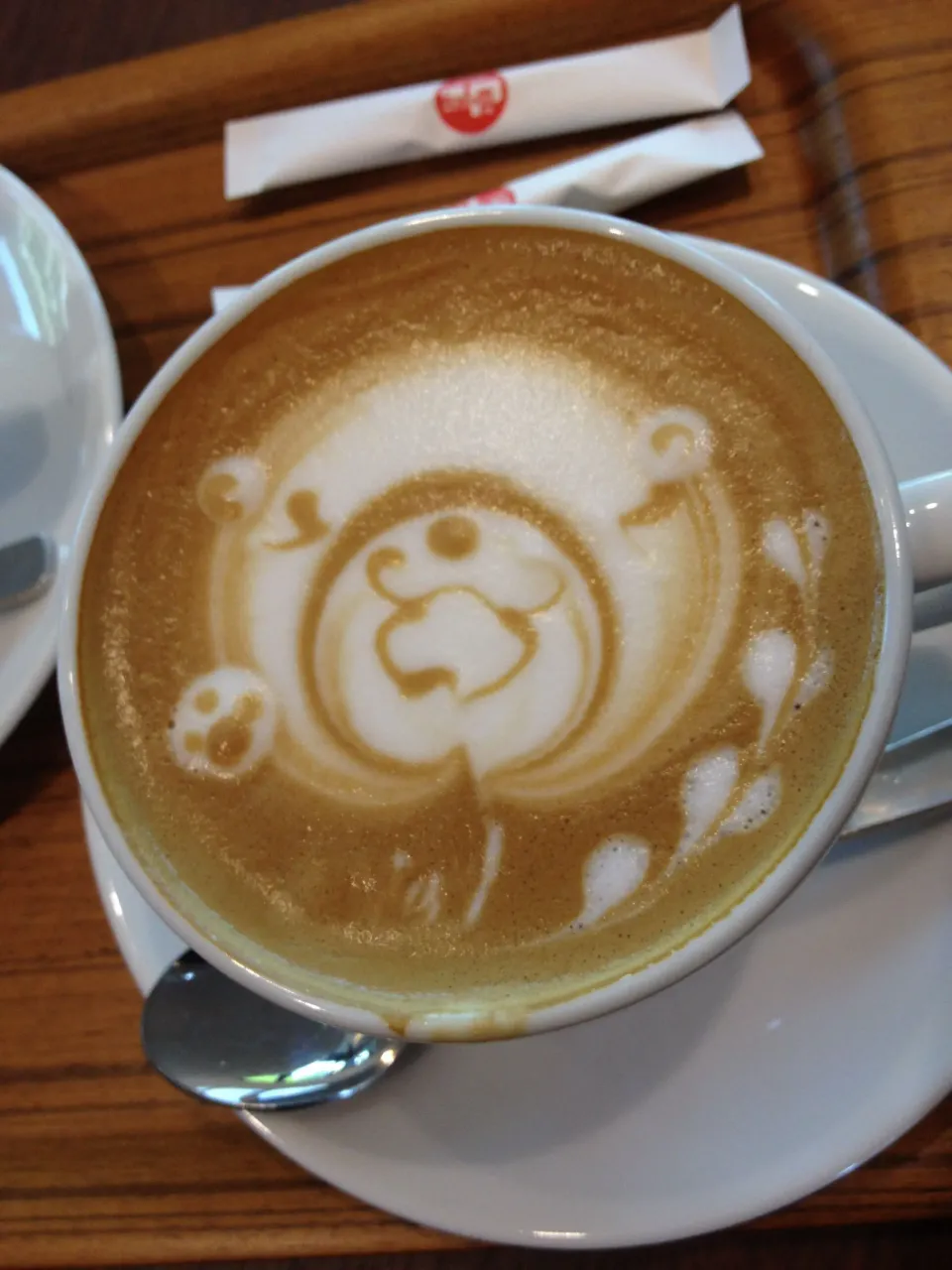 The Host's Bear Designed Cappuccino 