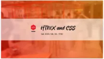 HTMX & CSS