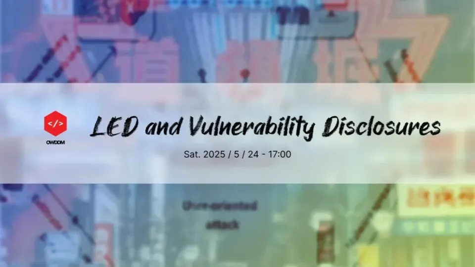 LED and Vulnerability Disclosure