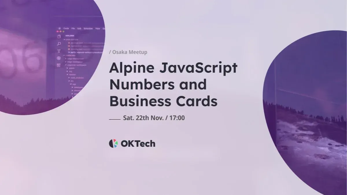 Alpine JavaScript Numbers and Business Cards