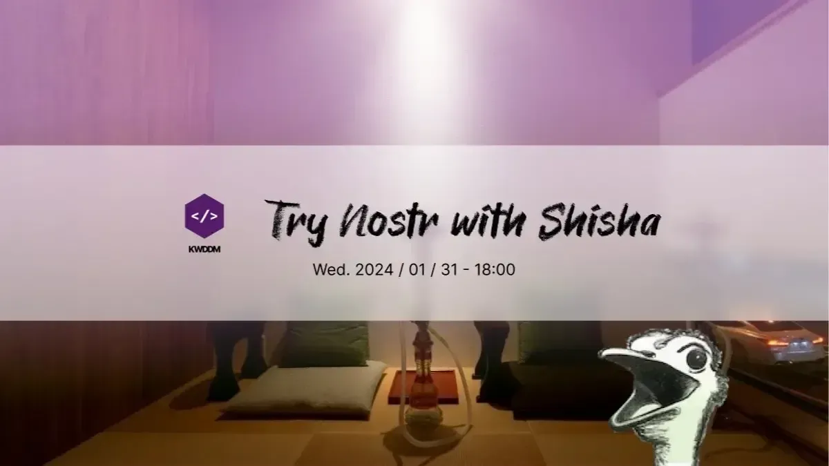 OG image for Try Nostr with Shisha