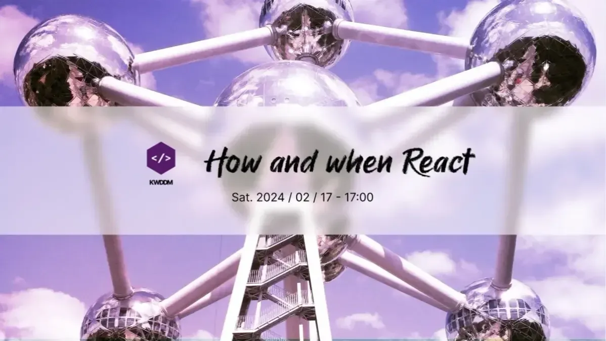 How and when React
