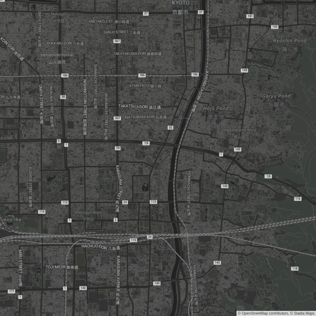 Venue location map