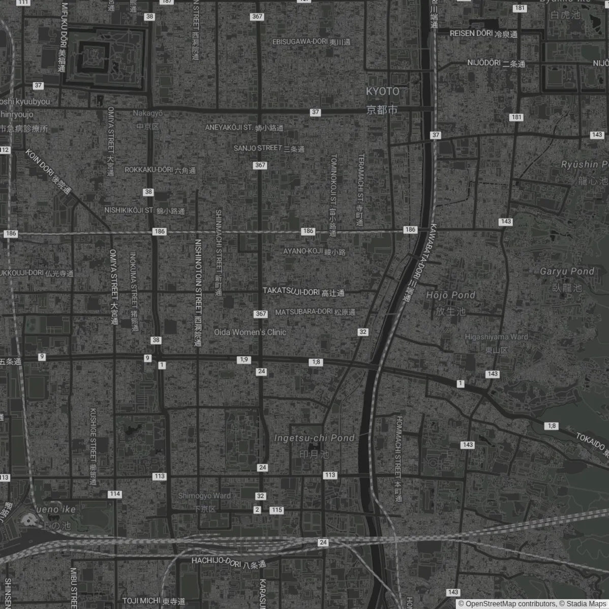 Venue location map