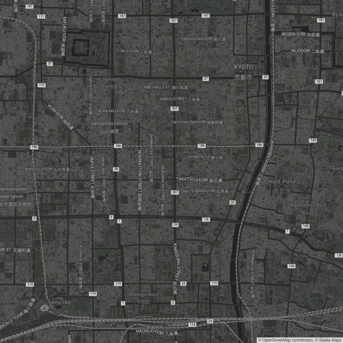 Venue location map