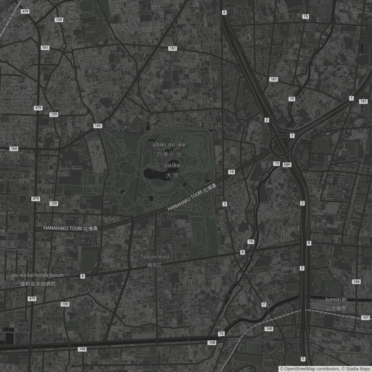 Venue location map