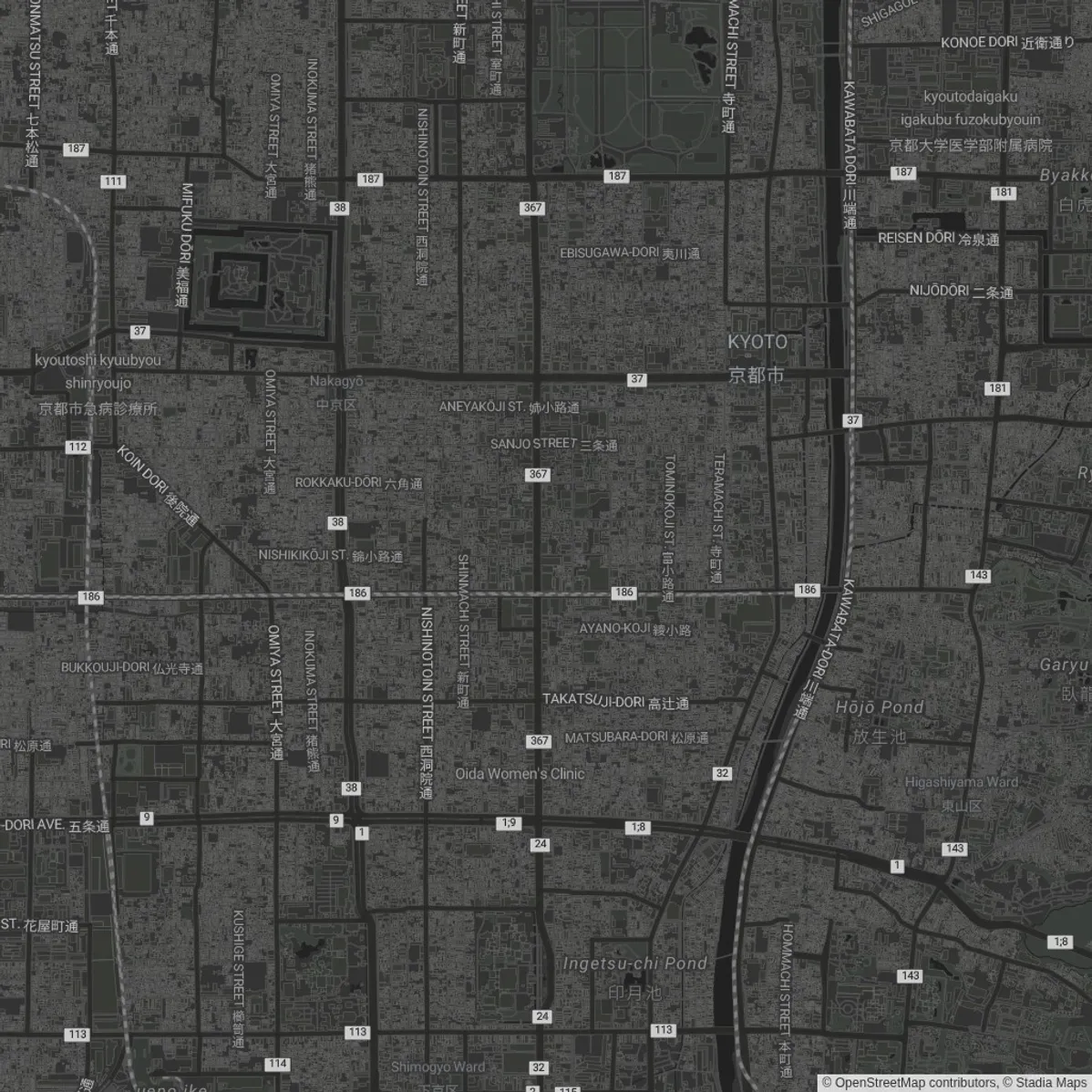 Venue location map