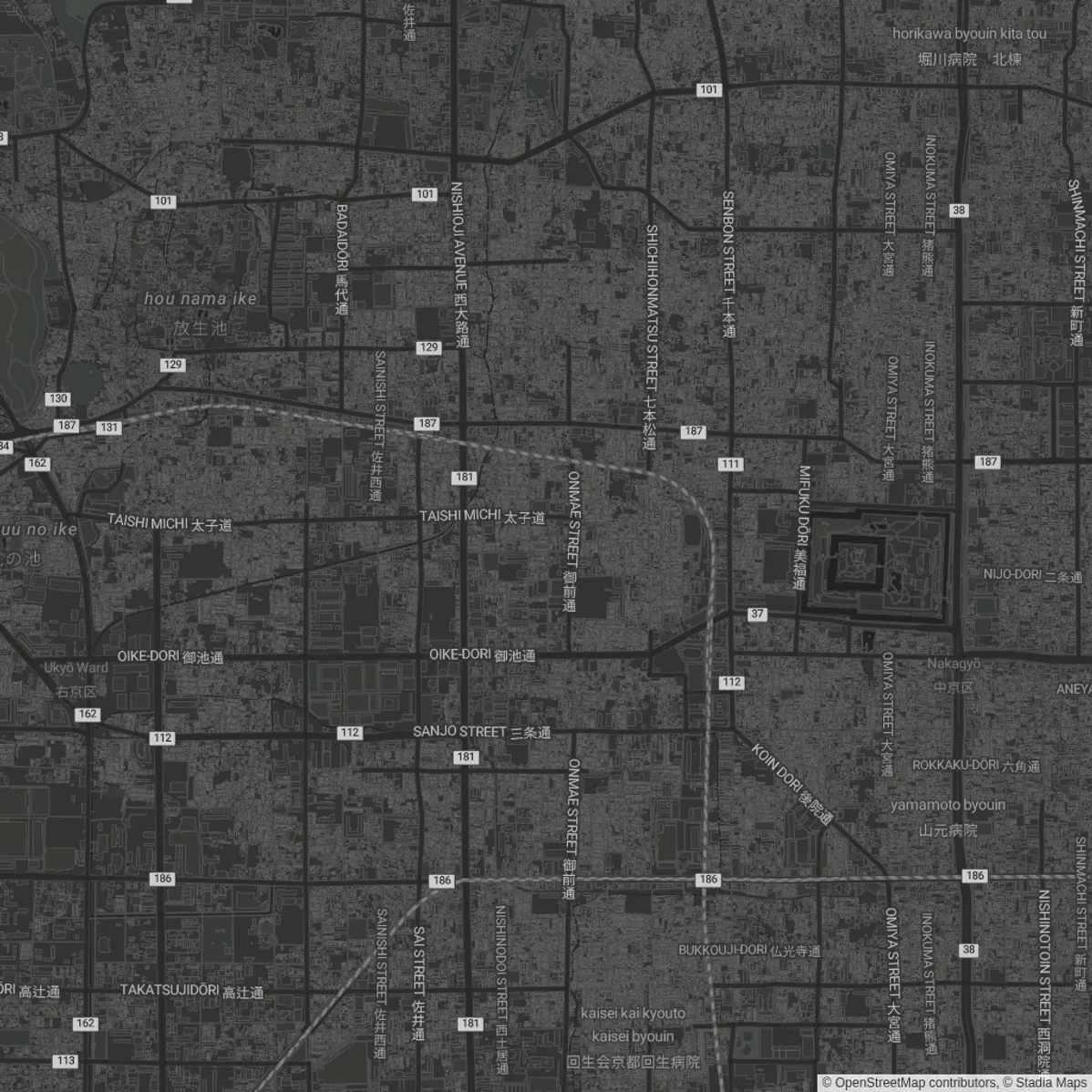 Venue location map