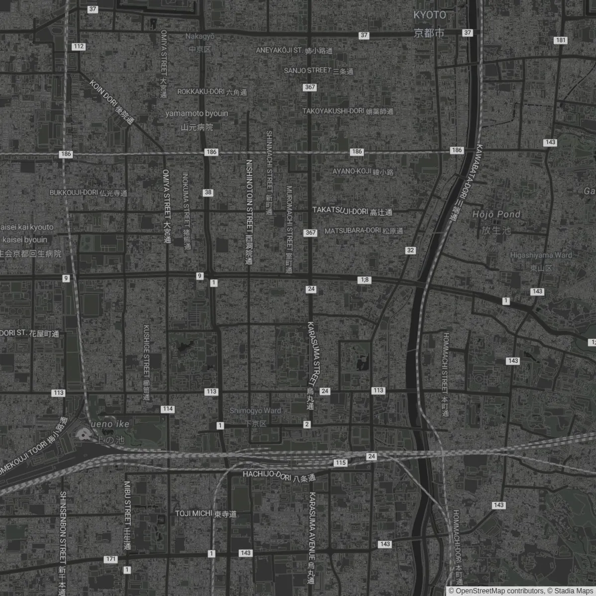 Venue location map