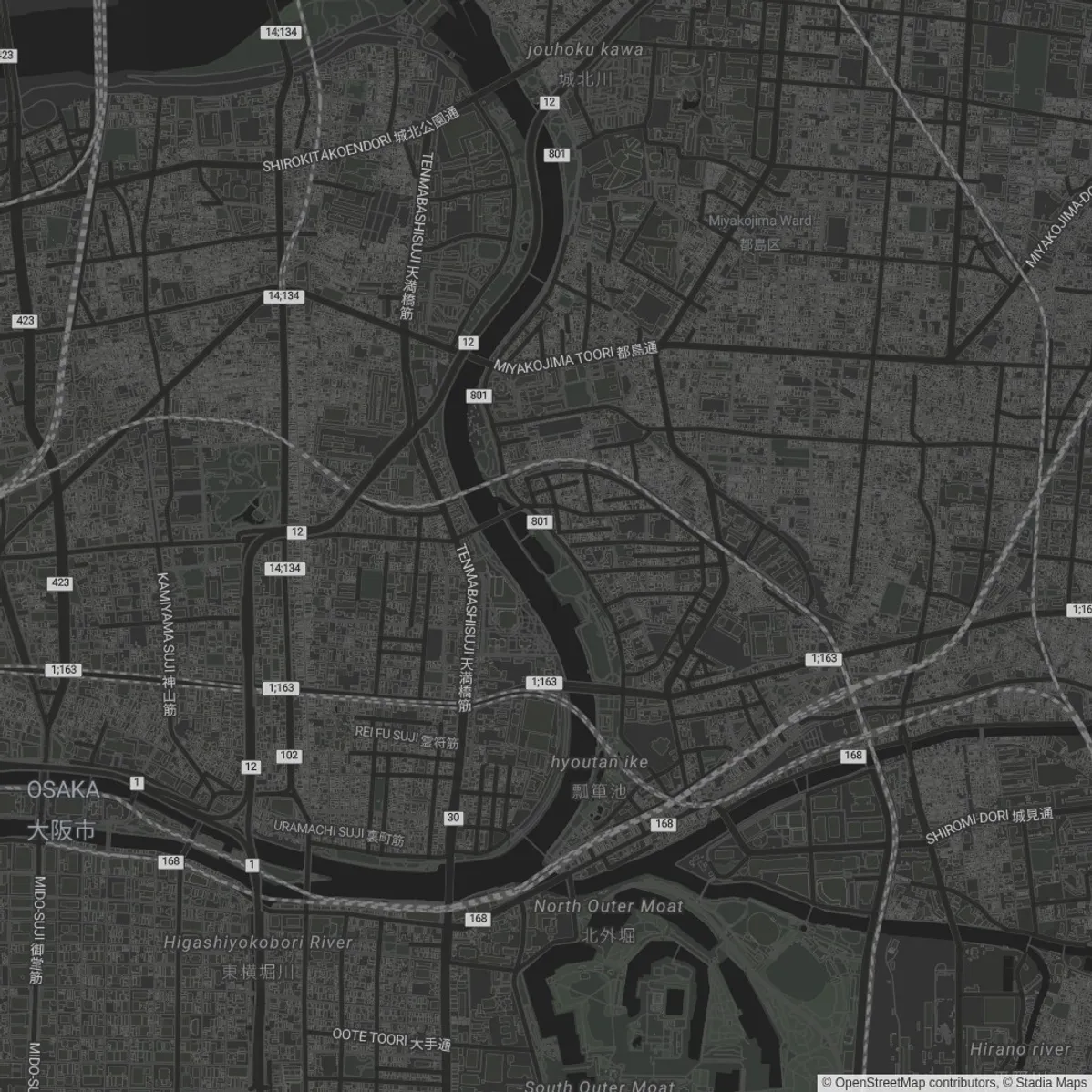 Venue location map