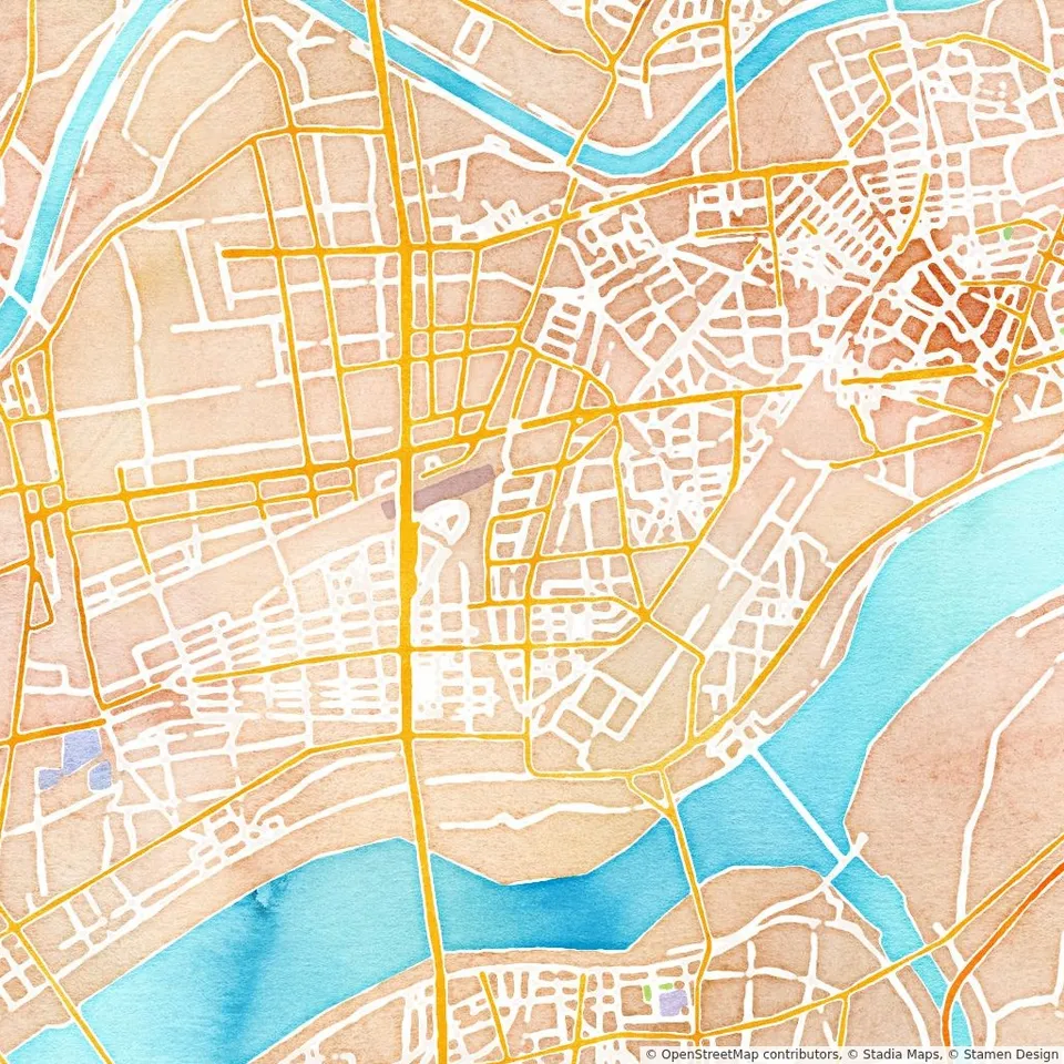 Venue location map