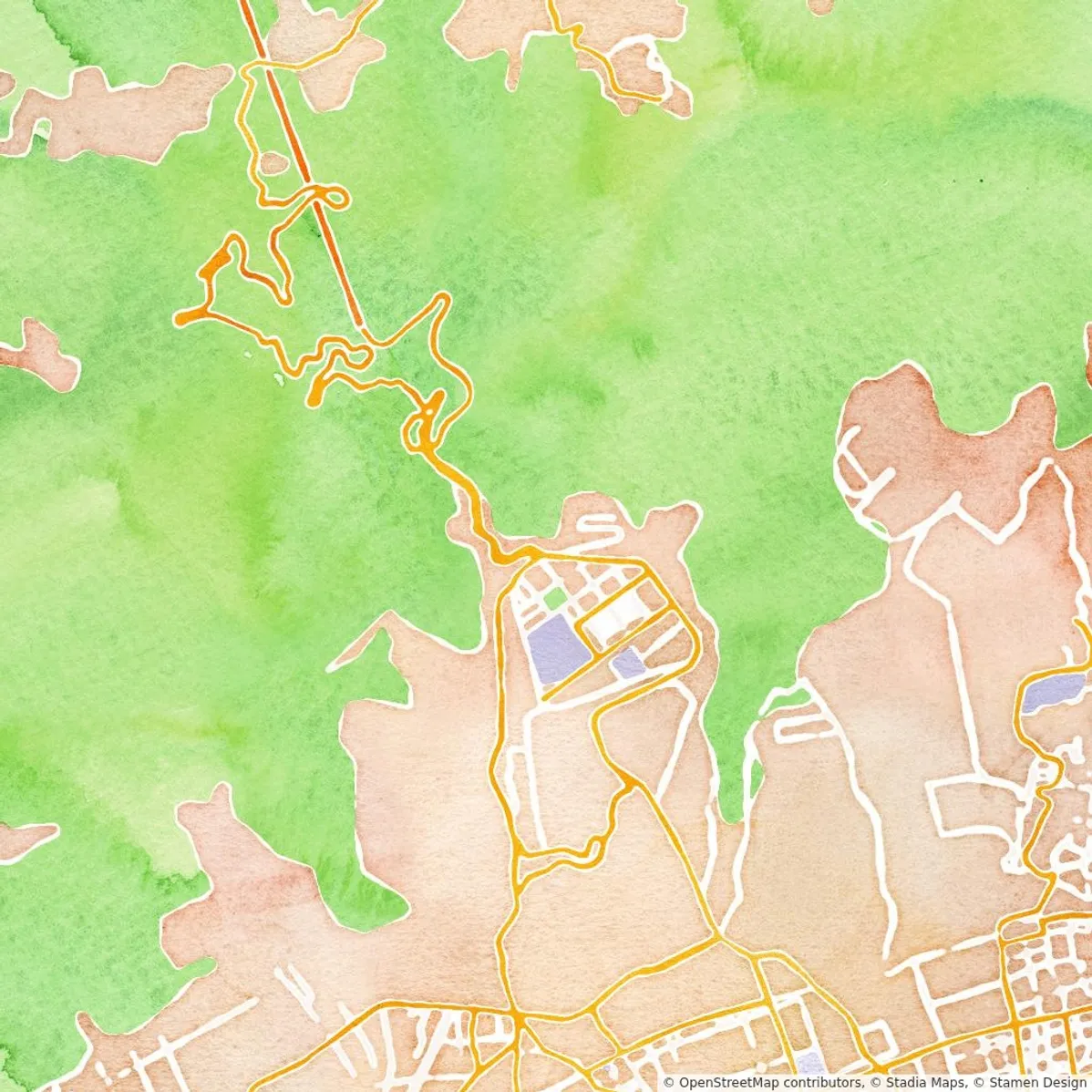 Venue location map